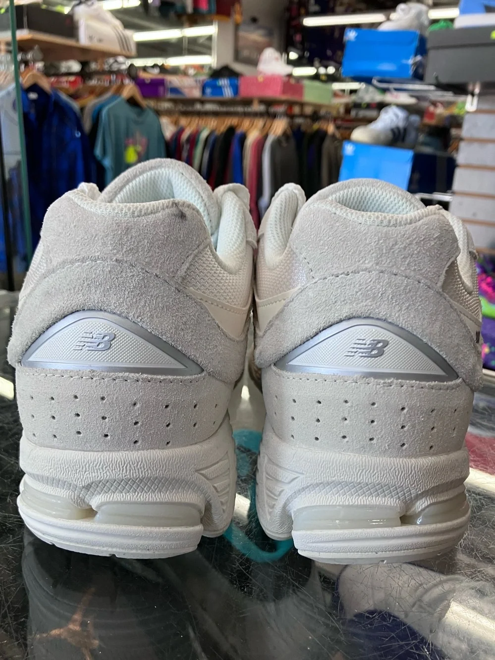 New Balance 2002R White Grey Size 8.5